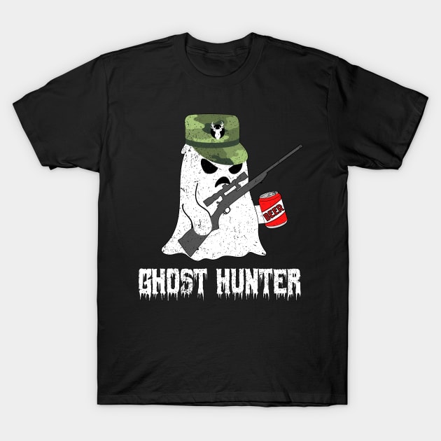 Funny Redneck Ghost Hunter T-Shirt by HyperactiveGhost